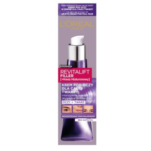 L'Oreal Paris Revitalift Filler [+Kwas Hialuronowy] krem pod oczy dla całej