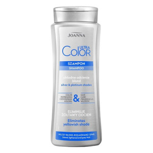 Joanna Ultra Color szampon nadający platynowy odcień do włosów blond i rozj
