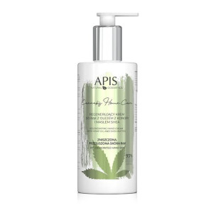 APIS Cannabis Home Care regenerujący krem do rąk z olejem z konopi i masłem
