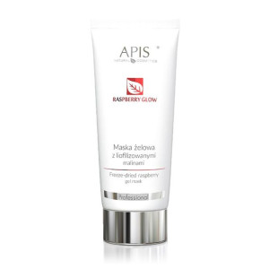 APIS Raspberry Glow Gel Mask maska żelowa z liofilozowanymi malinami 200ml