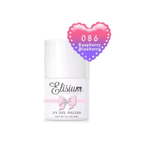 Elisium UV Gel Polish lakier hybrydowy do paznokci 086 Raspberry Blueberry