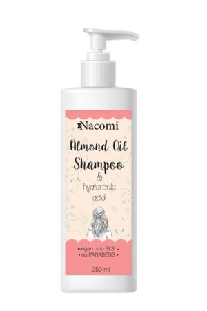 Nacomi Almond Oil Shampoo szampon do włosów z olejem ze słodkich migdałów 2