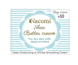 Nacomi Shea Butter Cream krem do twarzy z witaminą E i kwasem hialuronowym