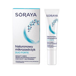 Soraya Hialuronowy Mikrozastrzyk Duo Forte bogaty krem przeciwzmarszczkowy