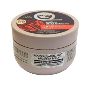 Greenini Argania & Silk Mask odbudowująca maska do włosów Argan i Jedwab 20