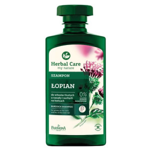 Farmona Herbal Care Łopian szampon do włosów tłustych u nasady i suchych na