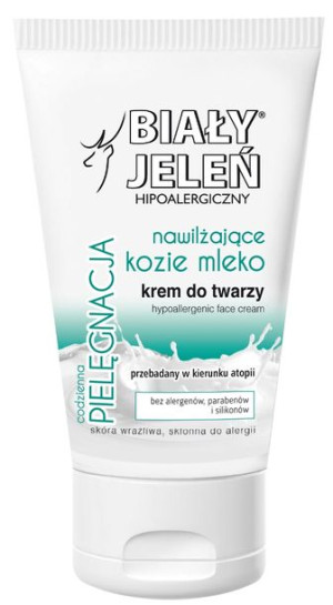 Biały Jeleń Kozie Mleko hipoalergiczny krem do twarzy 100ml
