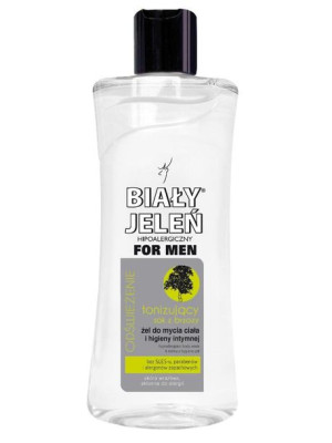 Biały Jeleń For Men hipoalergiczny żel do mycia ciała i higieny intymnej to
