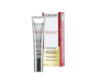 Yoskine Geisha Gold Secret krem olejkowy pod oczy i na powieki przeciw zmar