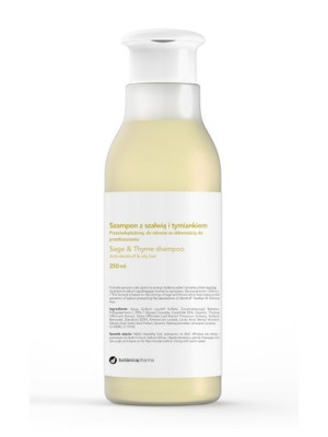 Botanicapharma Sage & Thyme Shampoo szampon przeciwłupieżowy do włosów ze s
