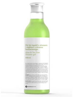 Botanicapharma Aloe & Tea Tree Shower Gel żel do kąpieli z aloesem i olejki