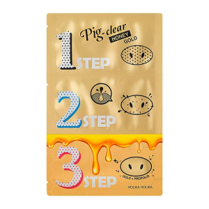 HOLIKA HOLIKA Pig-Clear Honey Gold zestaw plasterków oczyszczających z zask