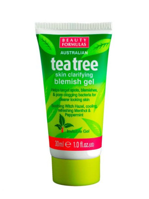 Beauty Formulas Tea Tree Skin Clarifying Blemish Gel punktowa kuracja na pr