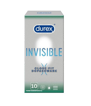 Durex Invisible Close Fit prezerwatywy dopasowane 10szt