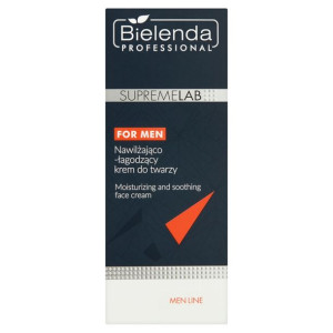 Bielenda Professional SupremeLab Men Line nawilżająco-łagodzący krem do twa