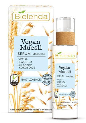 Bielenda Vegan Muesli Moisturizing Serum serum nawilżające do cery suchej.