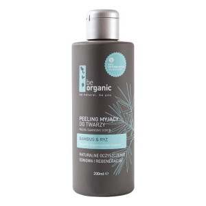Be Organic Facial Cleansing Scrub peeling myjący do twarzy Bambus & Ryż 200