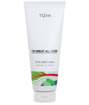 Tizmi Total Body Wash żel pod prysznic Rabarbar & Mięta 200ml