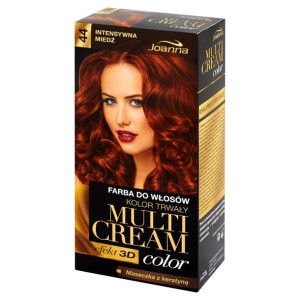 Joanna Multi Cream Color farba do włosów 44 Intensywna Miedź