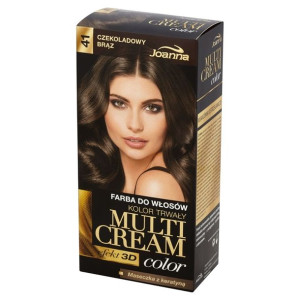 Joanna Multi Cream Color farba do włosów 41 Czekoladowy Brąz