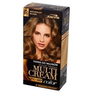 Joanna Multi Cream Color farba do włosów 33 Naturalny Blond
