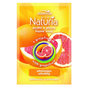 Joanna Naturia Body mydło w płynie opakowanie uzupełniające z grejpfrutem 3