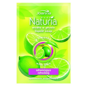 Joanna Naturia Body mydło w płynie opakowanie uzupełniające z limonką 300ml
