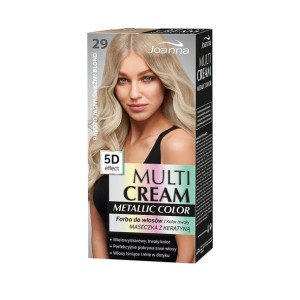 Joanna Multi Cream Metallic Color farba do włosów 29 Bardzo Jasny Śnieżny B