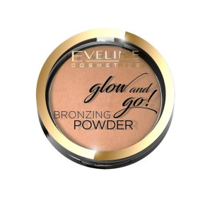 Eveline Cosmetics Glow And Go! Bronzing Powder puder brązujący w kamieniu 0