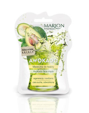 Marion Fit&Fresh Face Mask maseczka do twarzy regeneracja i nawilżenie Awok