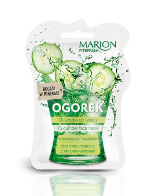 Marion Fit&Fresh Face Mask maseczka do twarzy oczyszczenie i nawilżenie Ogó