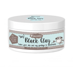 Nacomi Black Clay czarna glinka oczyszczająca 90g