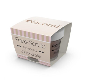 Nacomi Face Scrub peeling odżywczy do twarzy i ust Chocolate 80g