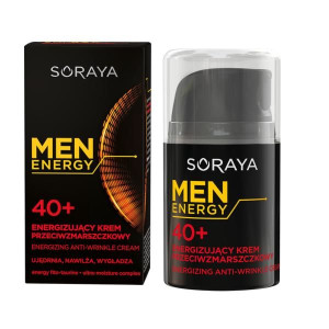 Soraya Men Energy 40+ energizujący krem przeciwzmarszczkowy 50ml