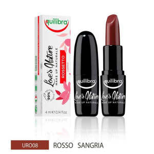 Equilibra Love's Nature Lipstick pomadka do ust 08 Red Sangria 4ml