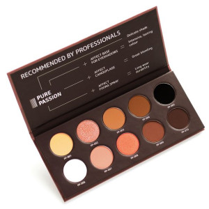Affect Pure Passion Pressed Eyeshadow Palette paleta cieni prasowanych 10x2