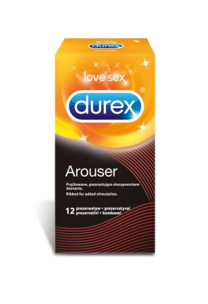 Durex Durex prezerwatywy Arouser 12 szt prążkowane