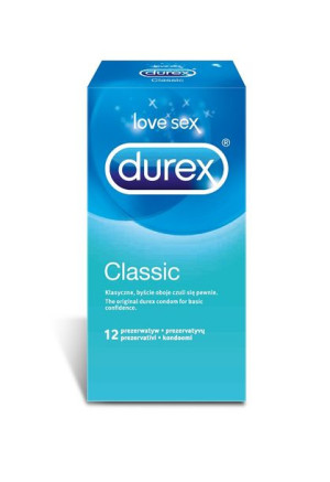 Durex Durex prezerwatywy Classic klasyczne 12 szt