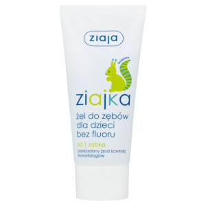 Ziaja Ziajka żel do zębów dla dzieci bez fluoru 50ml