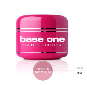 Silcare Gel Base One Cover Medium maskujący żel UV do paznokci 50g