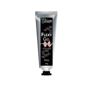 Elisium Flexy Gel żel do przedłużania paznokci White 25g