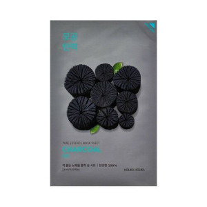 HOLIKA HOLIKA Pure Essence Mask Sheet Charcoal oczyszczająca maseczka z eks