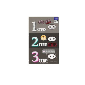 HOLIKA HOLIKA Pig-Clear 3-Step Kit Stong zestaw plasterków do oczyszczania