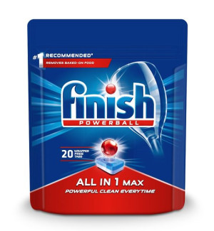 Finish All in 1 Max tabletki do zmywarki 20 sztuk regularne