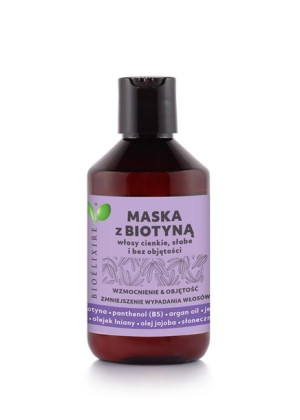 BIOELIXIRE Maska do włosów cienkich i słabych Biotyna 300ml