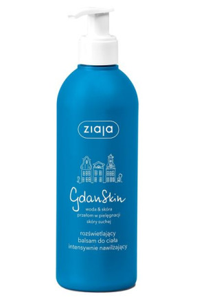 Ziaja GdanSkin rozświetlający balsam do ciała intensywnie nawilżający 300ml