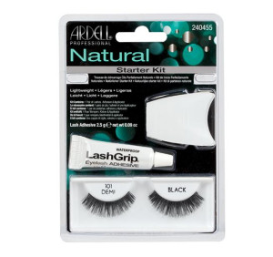 Ardell Rzęsy i akcesoria Natural 101 1 para sztucznych rzęs Black + Lash Ad