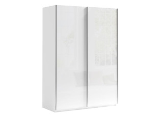 Szafa Przesuwna 150cm Biały / Biały Połysk More 55