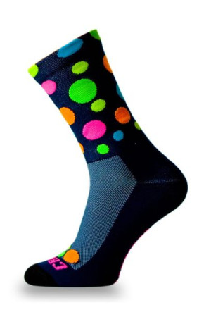 Skarpetki kolarskie HOT DOT FLUO DARK (EU : M)