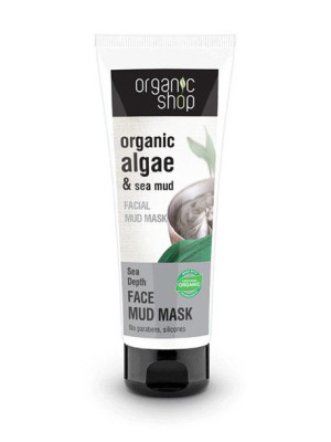 Organic Shop Organic Algae & Sea Mud Facial Mud Mask maska błotna do twarzy